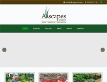 Tablet Screenshot of allscapesoh.com